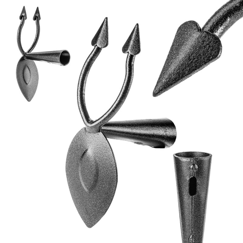 Pazurki Ogrodowe KADAX Haczki 2-Zębne Stalowe Ogrodnicze Spulchniacz Do Aeracji 1szt.