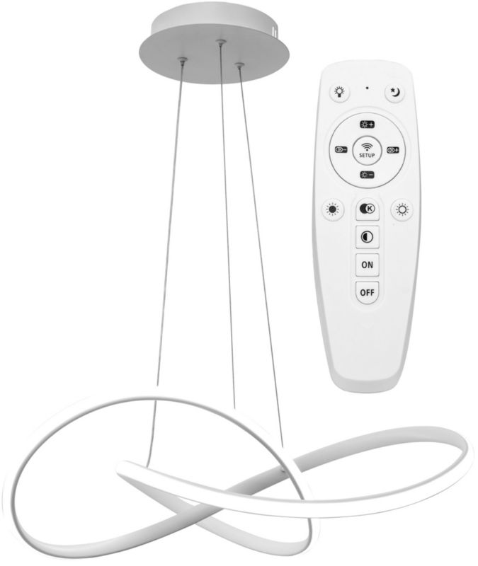 Lampa Sufitowa Wisząca Toolight App396-Cp Biały 1 Szt