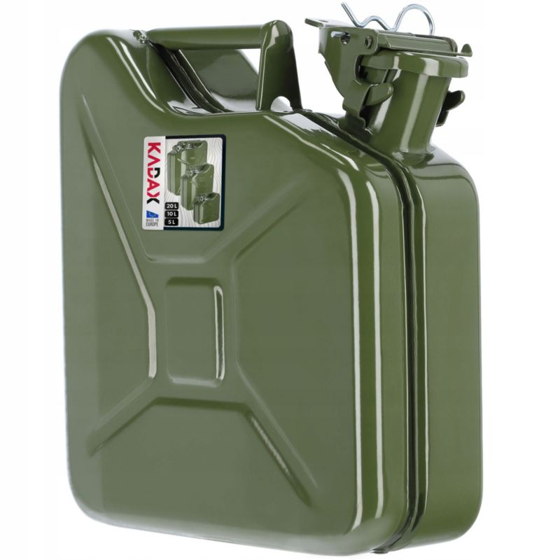 Kanister KADAX metalowy Zbiornik Na Paliwo Olej 5L 1szt.