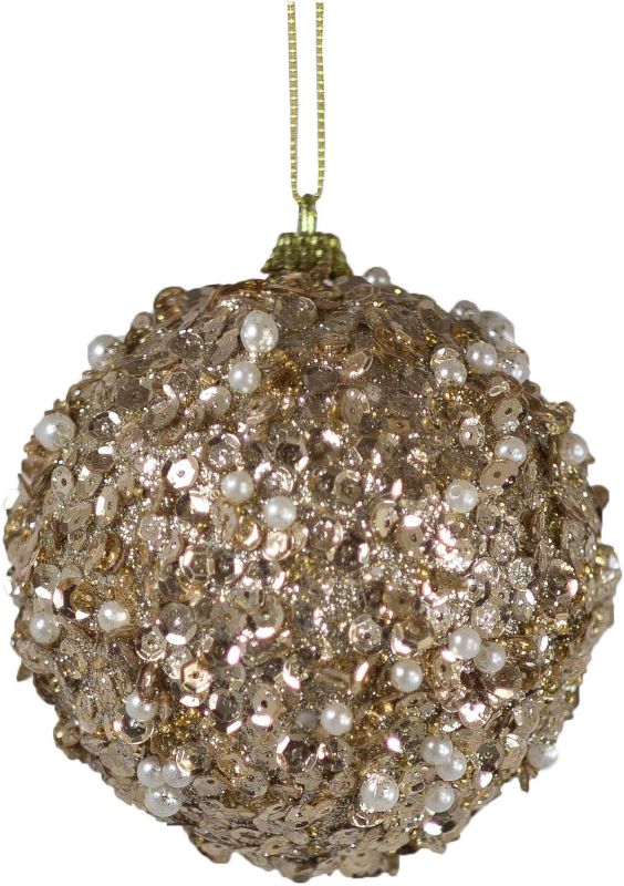 Bombka brokatowa z cekinami MAG
