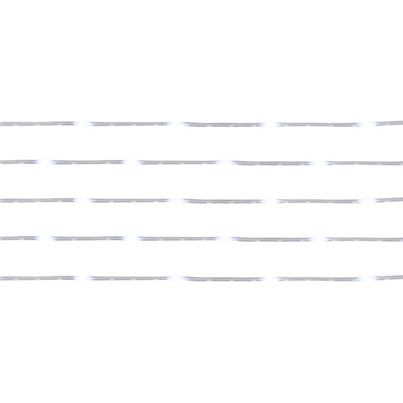 Lampki mikro 20 LED na baterie zimne białe