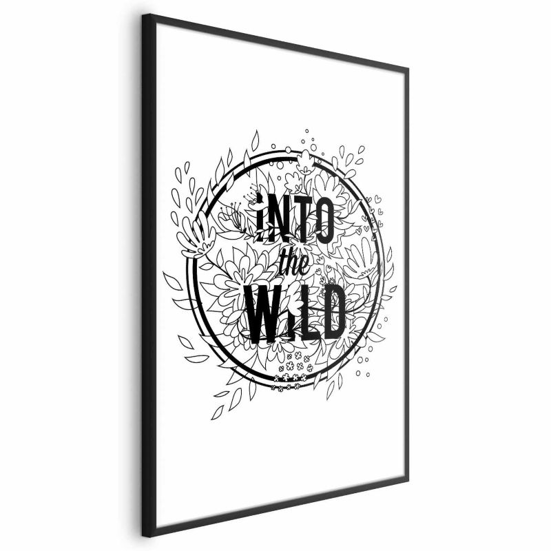 Plakat Artgeist Into the wild 60x90 cm z ramą czarną 1 szt