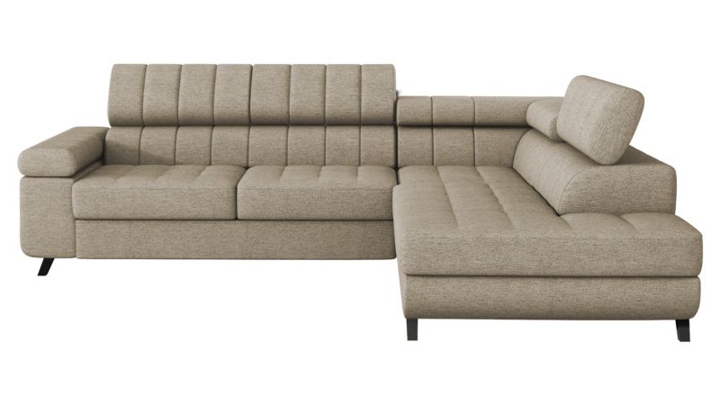 Narożnik z funkcją spania MIRJAN 24 Nord prawy jasny beż 1 szt.