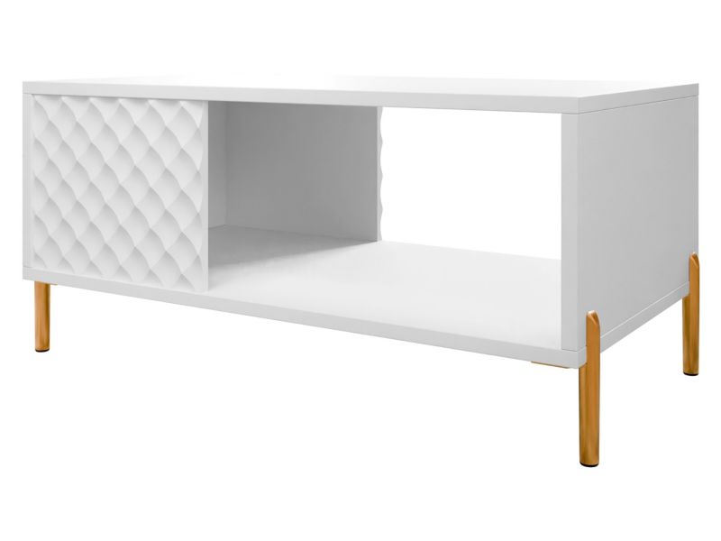 Stolik kawowy MIRJAN 24 nowoczesny Lemiros biały 1 szt.