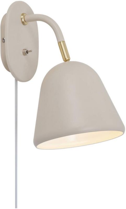 Kinkiet Nordlux Fleur beżowy IP20 E14 metal 1x15W bez żarówki 1 szt.