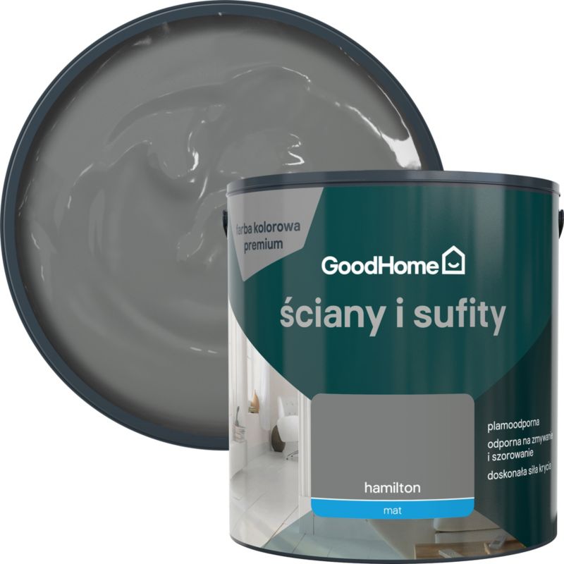 Farba plamoodporna GoodHome Premium Ściany i Sufity hamilton 2,5 l