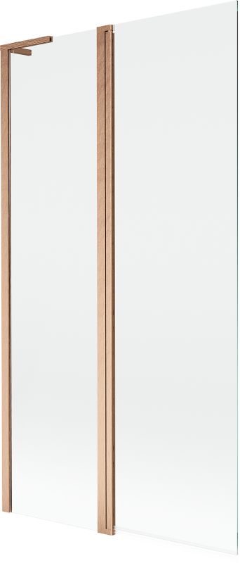 Parawan nawannowy Mexen Mist L miedź 100x150 cm 2-skrzydłowy 1 szt