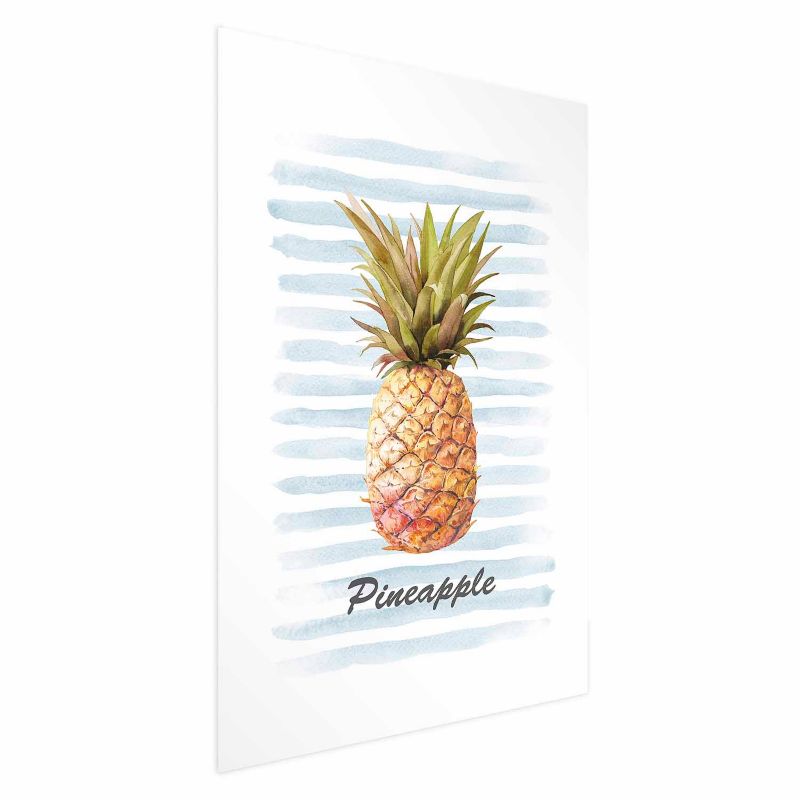 Plakat Artgeist Ananas i paski 40x60 cm bez ramy 1 szt