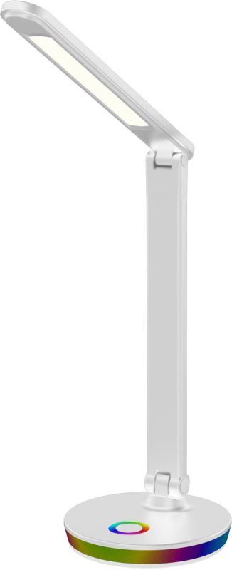 Lampa biurkowa LED Goldlux Neptun 4000 K RGB biała