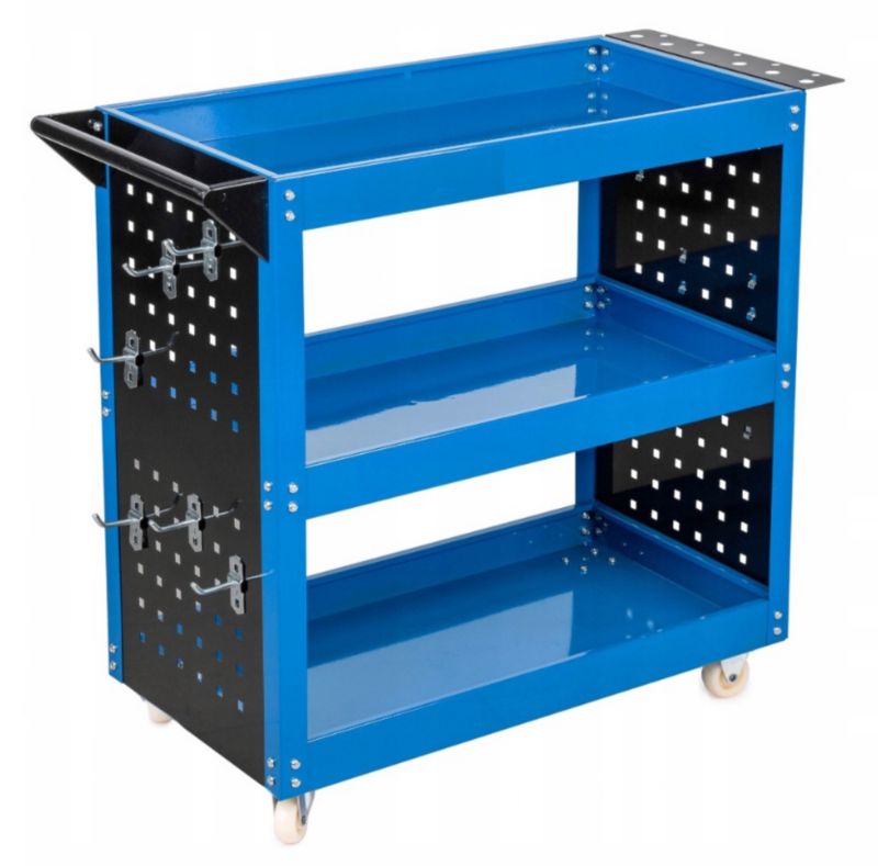 Szafka FALON-TECH wózek warsztatowy narzędziowy 3 półki 136kg 1szt.