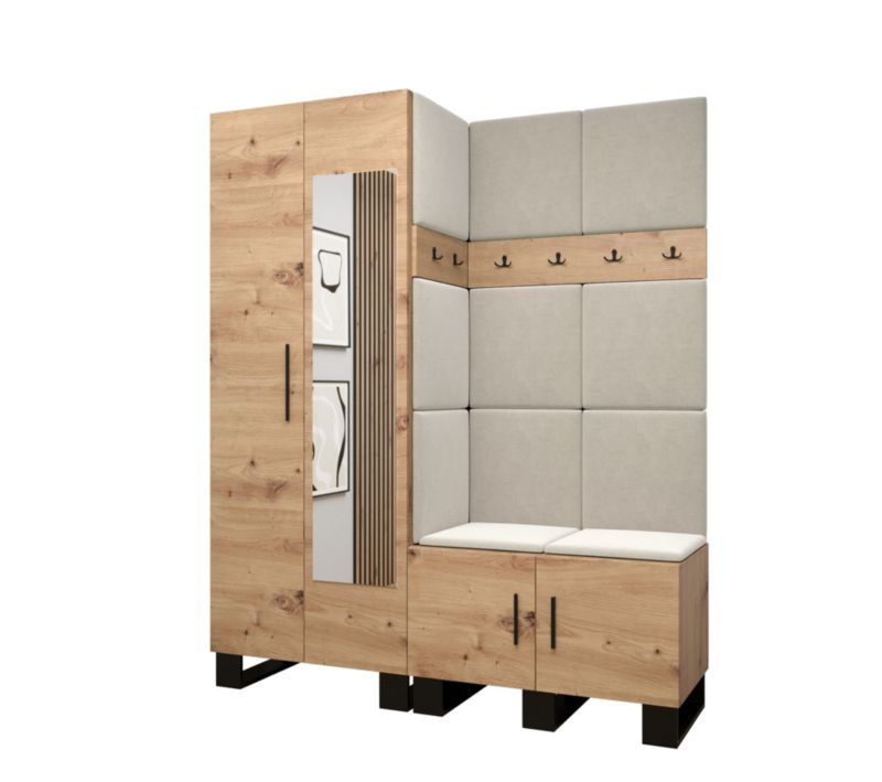 Garderoba do przedpokoju Abiks ARTIN 14 artisan+manila02 1szt.