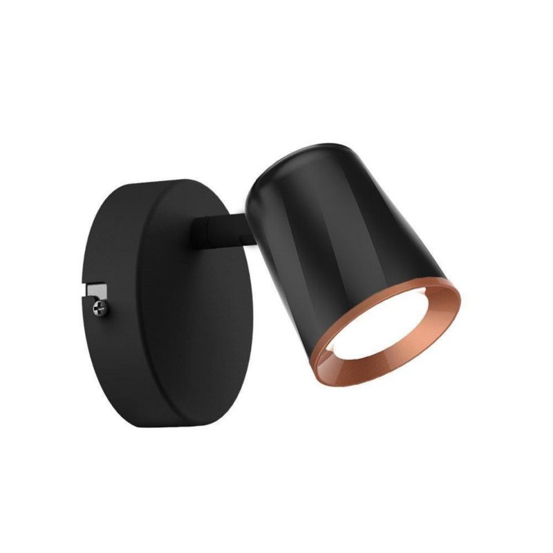 Kinkiet V-TAC Vt-806 czarny LED 5W 3000K 540lm IP20 wym: 9,3 x 7,1 x 10 cm - 1 szt.