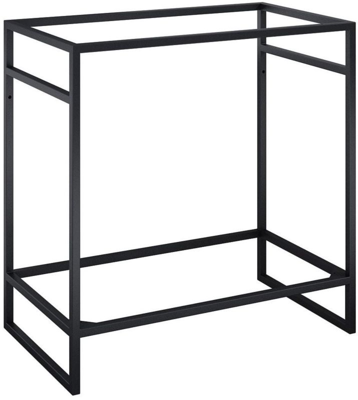 Konsola podumywalkowa Elita Indus 80x45,5 cm czarna matowa aluminiowa 1 szt.