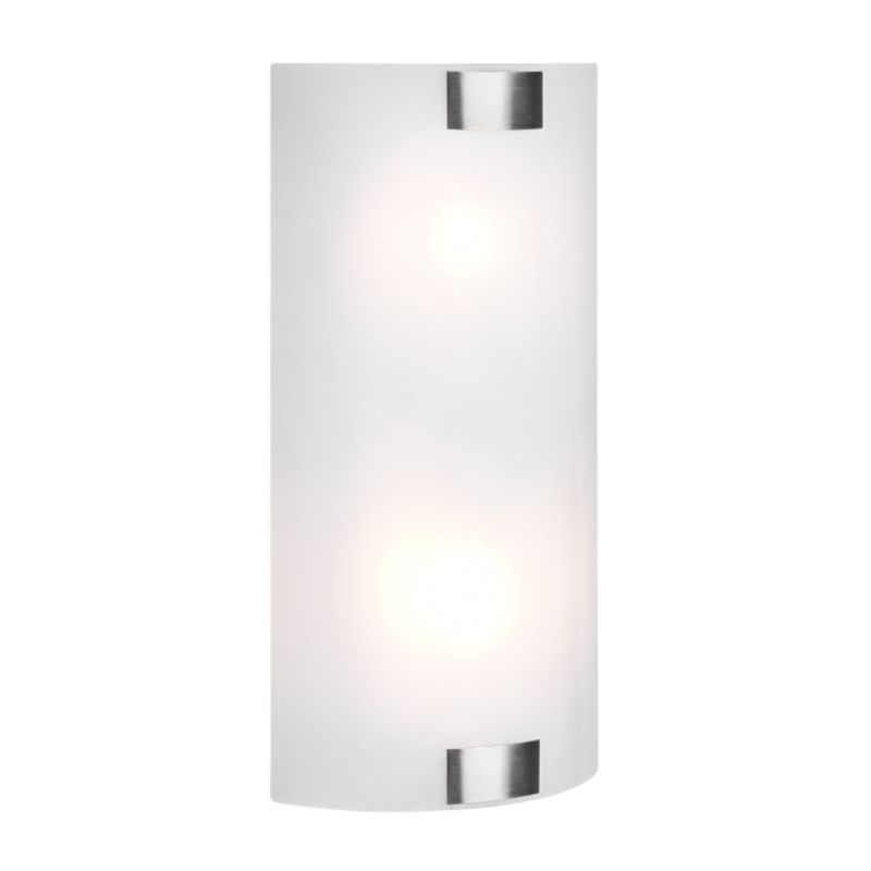Kinkiet ścienny Trio Pura biało-srebrny 2 x E27 x 25W IP20 wym: 40 x 20 x 7,5 cm - 1 szt.
