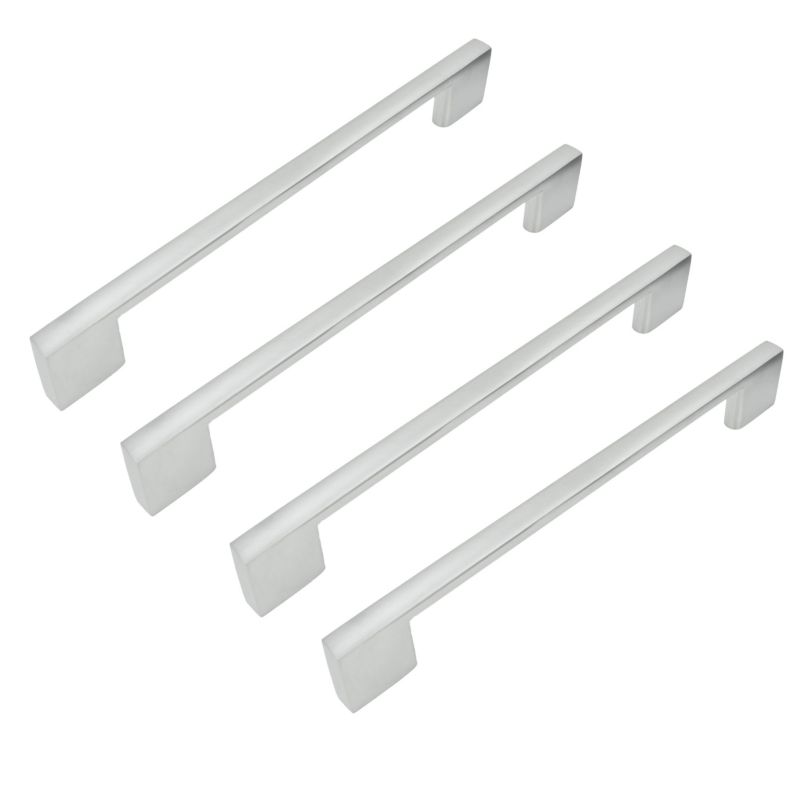 Uchwyt meblowy B&B srebrny 160 mm metalowy 4 szt