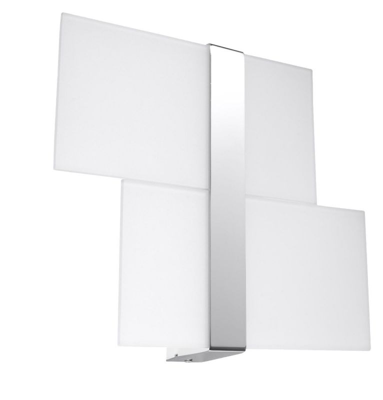 Kinkiet ścienny Sollux Lighting Massimo biały chromowany 2 x G9 x 40W IP20 wym: 28 x 39 x 6 cm - 1 szt.