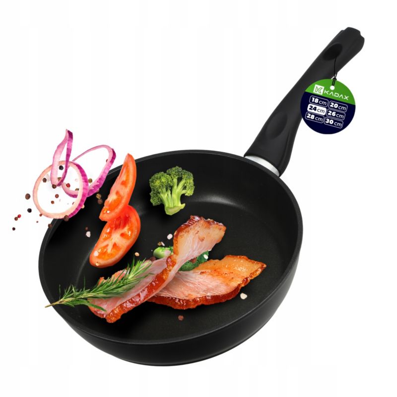 Patelnia KADAX 24 cm Do Smażenia indukcja Gaz Non-Stick 1szt.