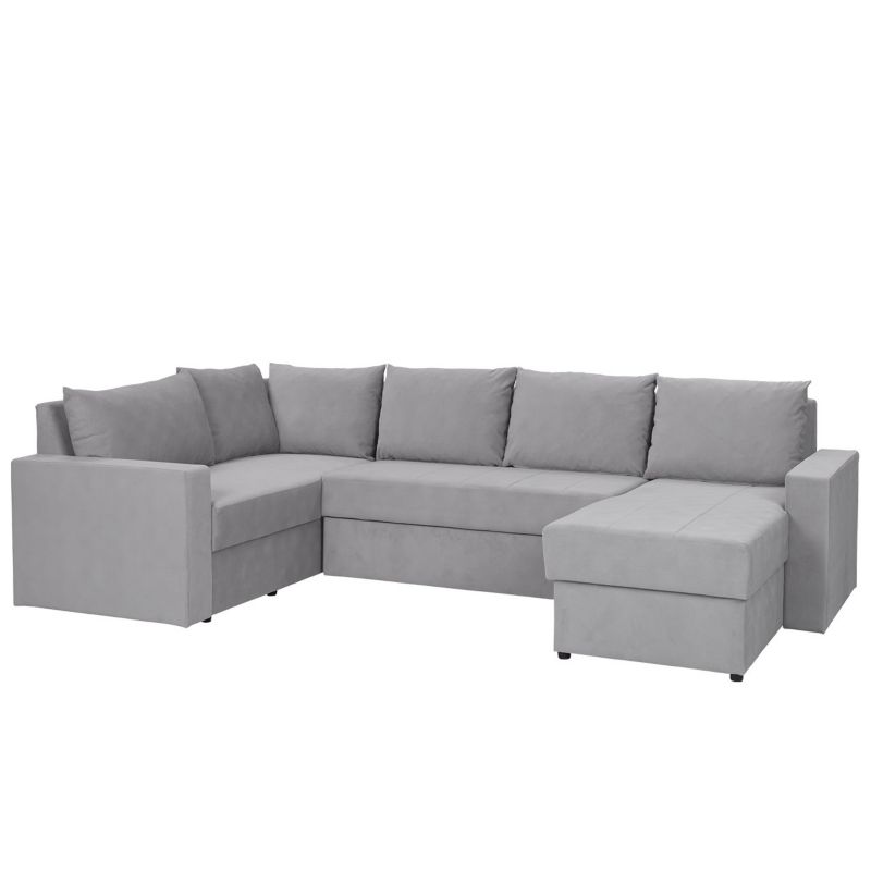 Narożnik z funkcją spania MIRJAN 24 Denver Maxi prawy jasny szary 1 szt.