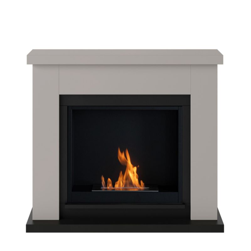 Biokominek portalowy z MDF TAGU Frode kremowy lakierowany - 1 szt