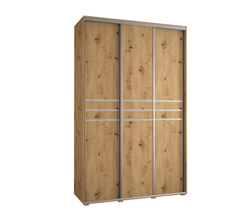 Szafa przesuwna Abiks DAVOS 10 wysoka szer.160cm artisan/artisan/srebrny 1szt.