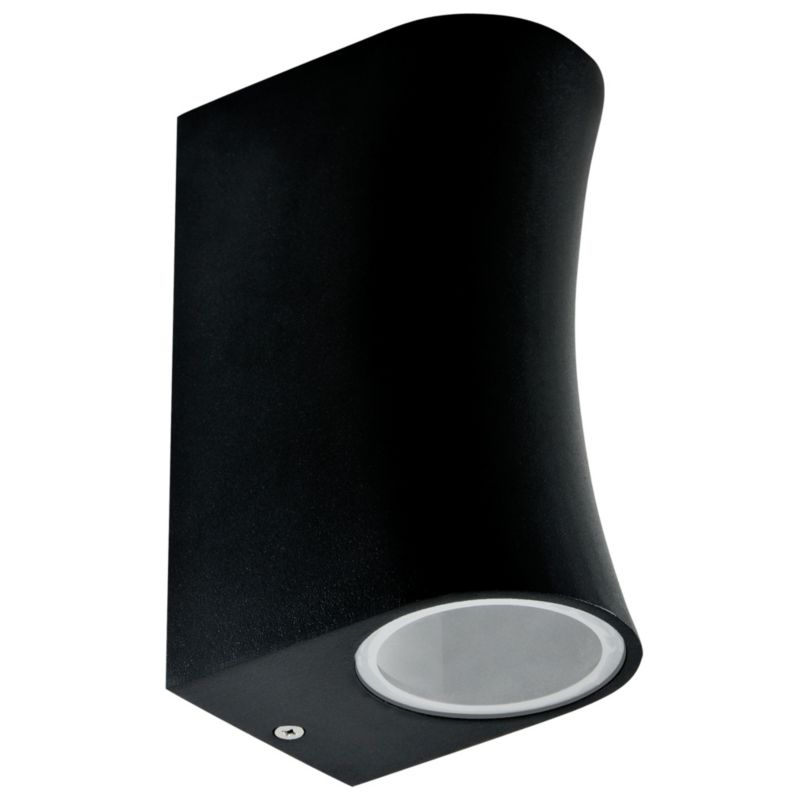 Kinkiet ścienny zewnętrzny Polux Boston czarny 2 x GU10 x IP44 wym: 15 x 6,7 x 9,2 cm - 1 szt.