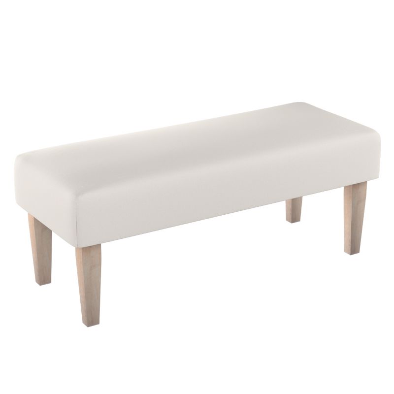 Ławka Dekoria 100 x 40 x 40 cm jasnobeżowy 1 szt.