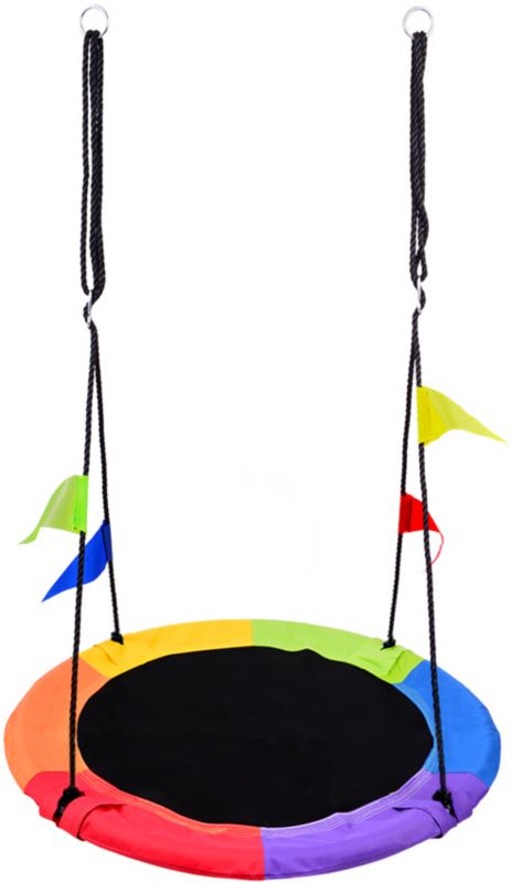 Huśtawka bocianie gniazdo FUNFIT HOME&GARDEN 110 cm kolorowa 150kg 1 szt.