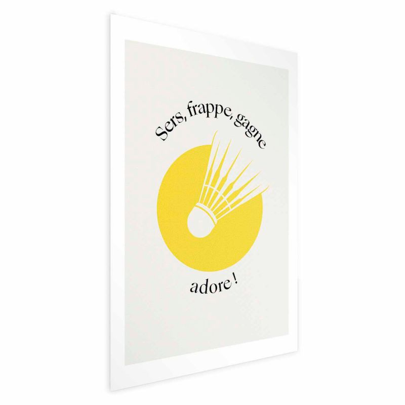 Plakat Artgeist Lotka do badmintona 60x90 cm bez ramy 1 szt