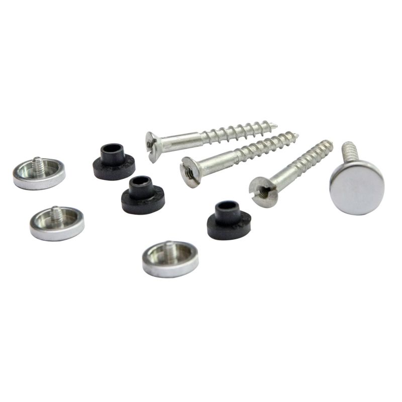 Śruby do lustra Diall płaskie 8 x 32 mm 4 szt.