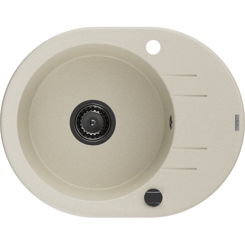 Zlewozmywak wpuszczany Mexen Kevin 1-komorowy beżowy 586x458 mm - 6517581005-69 1 szt.