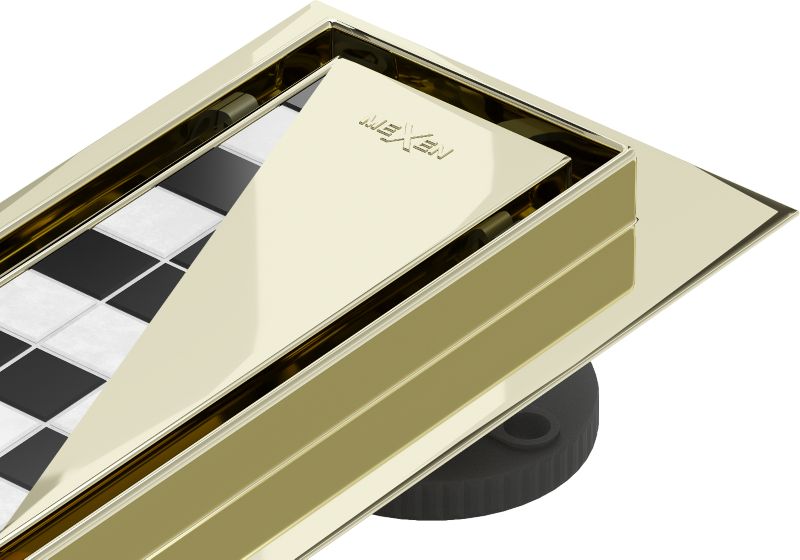 Odpływ liniowy Mexen Flat M13 złoty 80 cm 1 szt