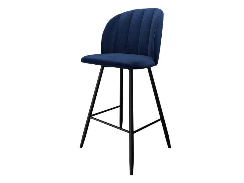 Hoker MIRJAN 24 tapicerowany z oparciem SH2 granatowy 1 szt.