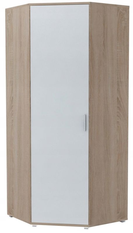 Szafa Matkam narożna bodo 1D 80x80 cm ufc biały-sonoma 1 szt.