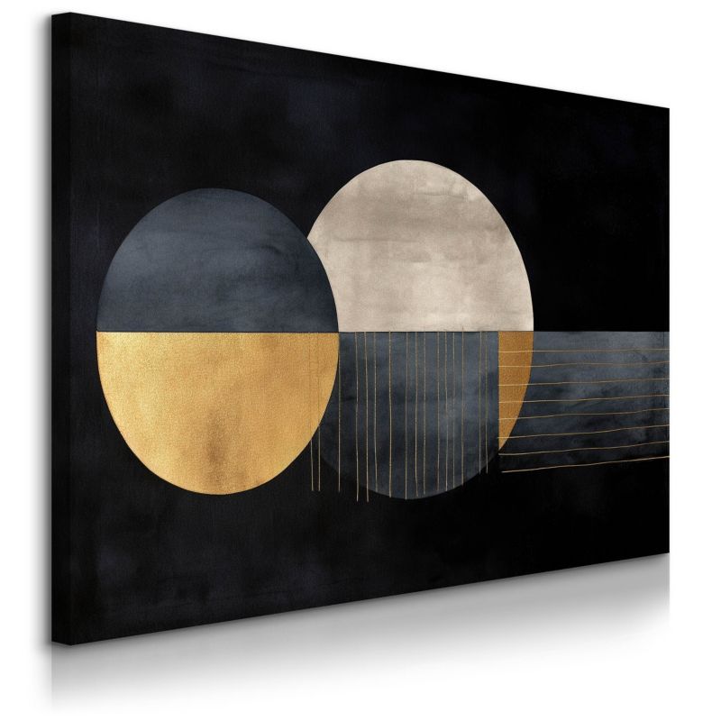 Obraz Muralo Abstrakcyjne Koła Kształty Geometryczne 30x20 cm 1 szt.