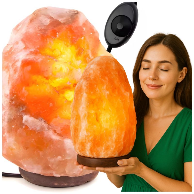 Lampa Solna Himalajska More&Deco Z Jonizatorem, Regulacją Światła, 9-12 Kg, 1 Szt.