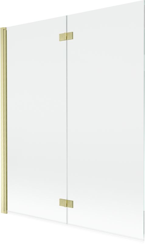 Parawan nawannowy Mexen Mist złoty 140 x 150 cm 2-skrzydłowy lewy 1 szt
