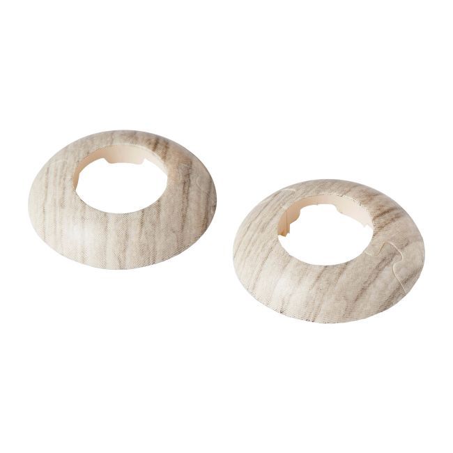 Rozeta maskująca PCV GoodHome śr. 16 mm sosna palona 2 szt.