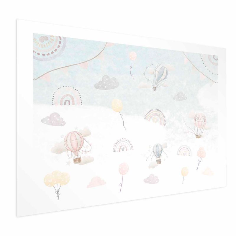 Plakat Artgeist Przygoda pośród chmur 90x60 cm bez ramy 1 szt