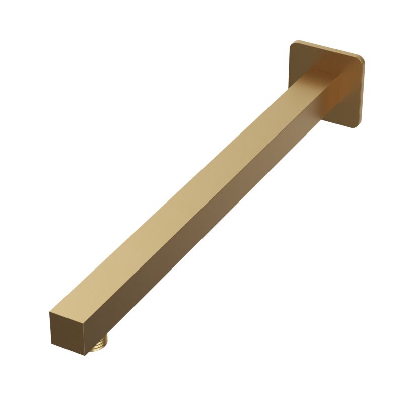 Ramię kwadratowe deszczownicy Granitan brush gold rurka do prysznica ścienna uchwyt 1 szt.