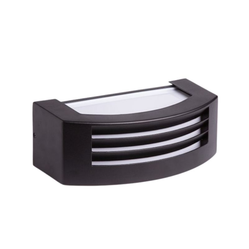 Kinkiet ścienny zewnętrzny Ecolight Kinkiety czarno-biały 1 x E27 x 60W IP54 wym: 11 x 29 x 13 cm - 1 szt.