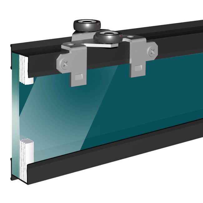 Profil mocujący Valcomp Mars do lustra C18 L2000 czarny