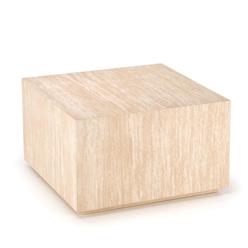 Stolik kawowy Halmar TRAVERTINO kwadratowy 60x60 trawertyn 1 szt.