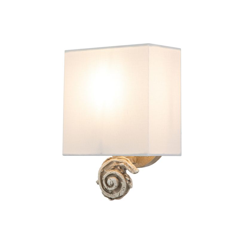 Kinkiet ścienny Flambeau Swirl biały 1 x E27 x 60W IP20 wym: 25,4 x 17,8 x 10,2 cm - 1 szt.