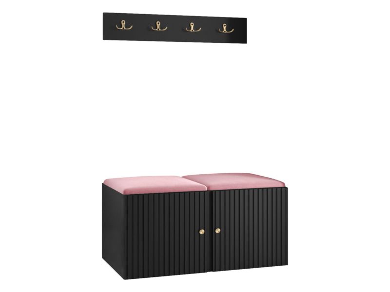 Zestaw MIRJAN 24 Orion Ryfel Slim VI czarny + różowy 1 kpl.