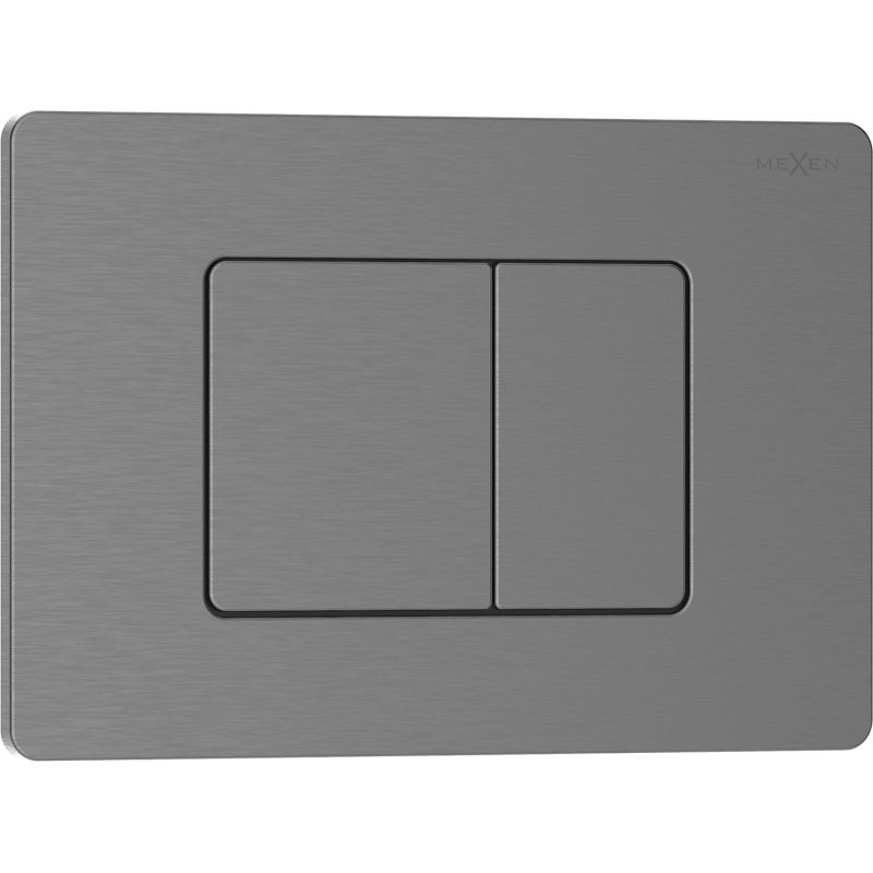 Przycisk spłukujący Mexen Tex 05 gun gray szczotkowany 1 szt.