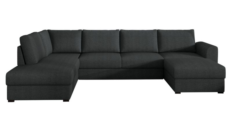 Narożnik z funkcją spania MIRJAN 24 Wilma lewy antracytowy 1 szt.