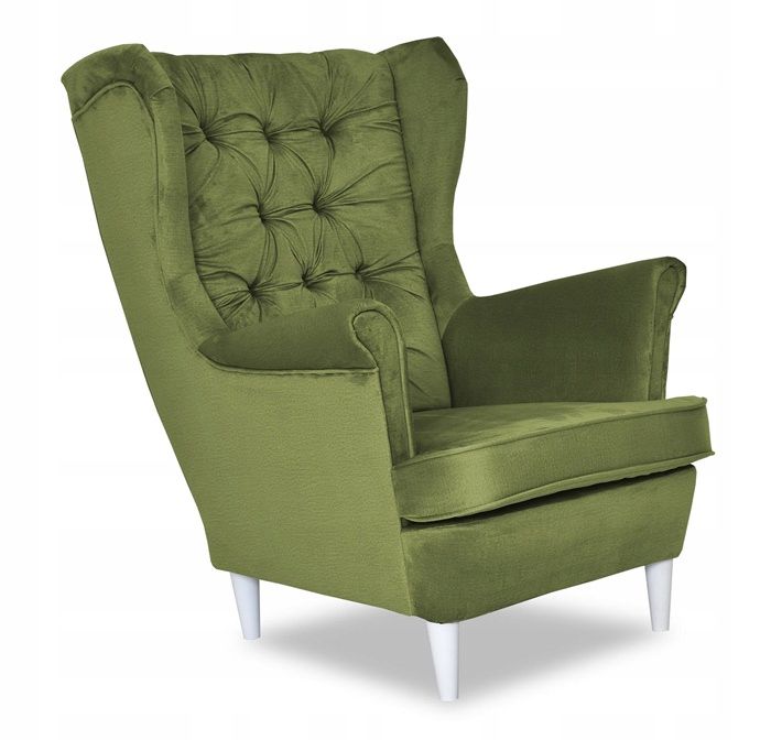 Fotel uszak do salonu Family Meble Gaja jasny zielony 1szt