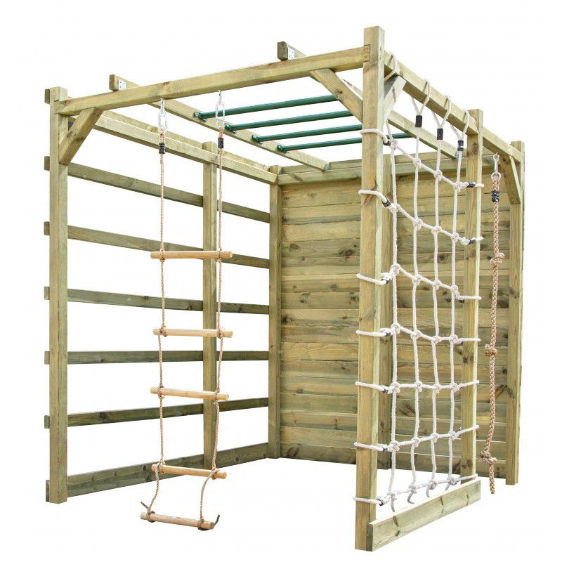 Drewniany plac zabaw 225x185x210cm 4iQ Group Cubic Gamma 1 szt.