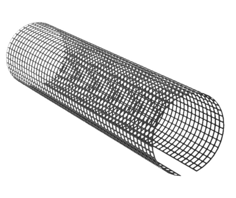 Siatka na rynny Ogrodowy młyn osłona ochronna na liście 20 mb 125-150 mm czarna 1 szt