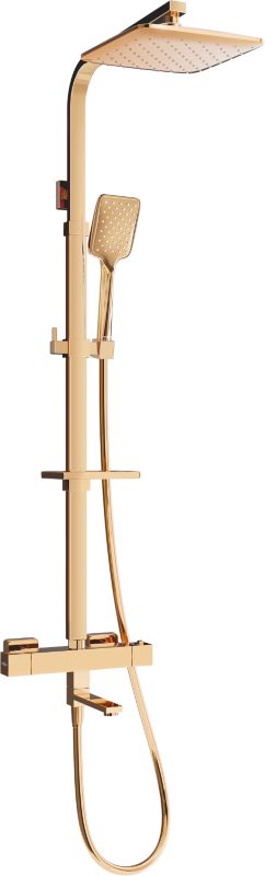 Zestaw wannowo-prysznicowy Mexen Cube różowe złoto 779106295-60 1 szt.